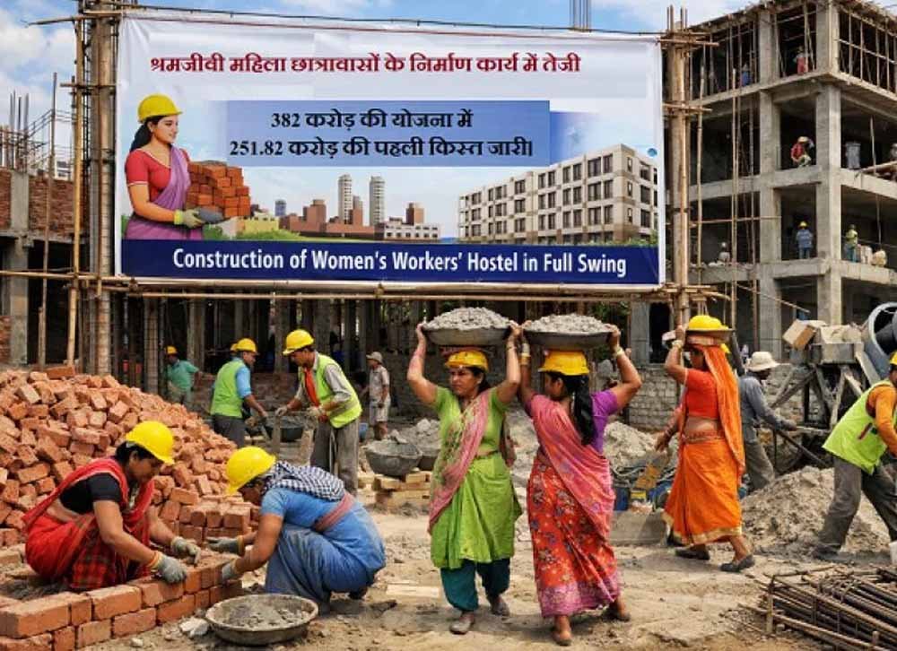 श्रमजीवी महिला छात्रावासों के निर्माण कार्य में तेजी