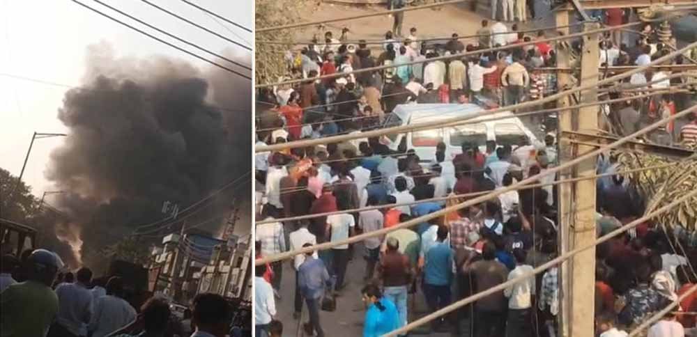 फैक्टरी में विस्फोट से हड़कंप: फरीदाबाद में केमिकल ड्रम फटने से 30+ मजदूर झुलसे