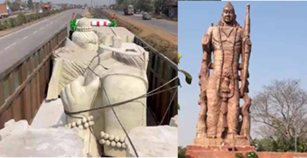 पुरानी प्रतिमा के स्वरूप पर उठे थे सवाल, कौशल्या धाम में पहुंची प्रभु श्रीराम की नई प्रतिमा
