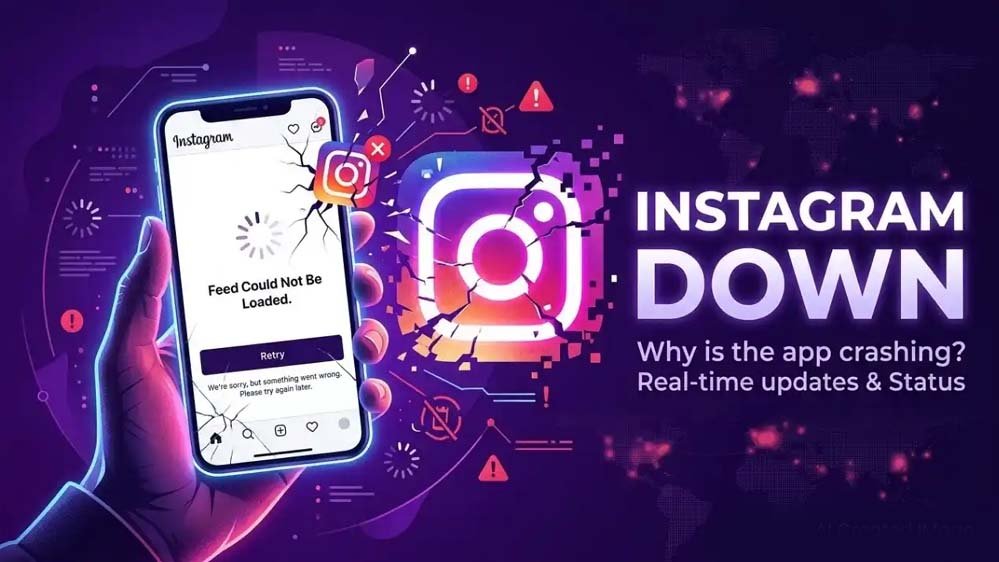 Instagram में तकनीकी खराबी, ऐप और पोर्टल नहीं कर रहे काम, हजारों यूजर्स ने किया रिपोर्ट