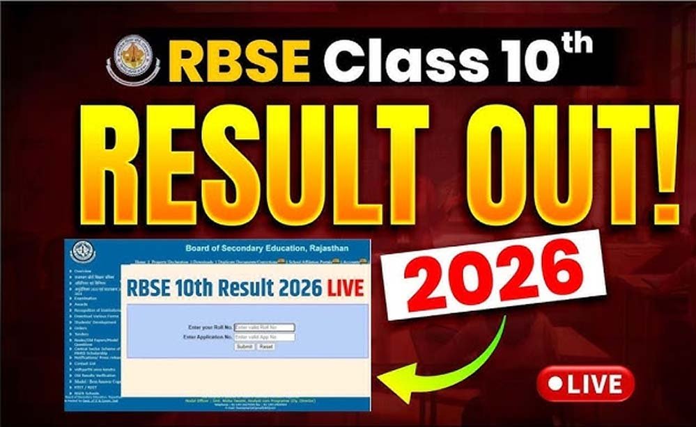 RBSE 10th Result 2026: 94.23% पास, बेटियों ने किया शानदार प्रदर्शन, रिजल्ट जारी