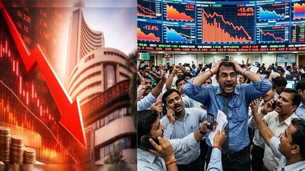 युद्ध की आग में निवेशकों के 15 लाख करोड़ स्वाहा, सेंसेक्स 2400 और निफ्टी 700 अंक लुढ़का
