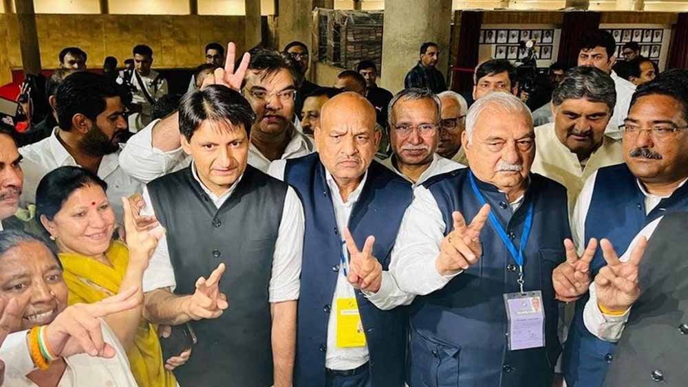 राज्यसभा चुनाव में उलटफेर: कांग्रेस के मुस्लिम विधायकों ने किया क्रॉस वोट, मेवात में कमल खिलाने की तैयारी