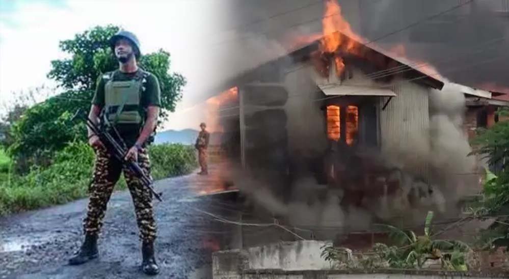 कुकी उग्रवादियों ने मणिपुर में घर पर फेंका बम, दो बच्चों की हुई मौत