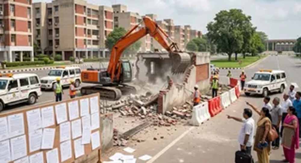 32 हजार अवैध निर्माणों पर कार्रवाई: Chandigarh Housing Board का सख्त कदम