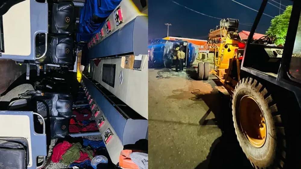 पंजाब में तेज रफ्तार का कहर! सवारियों से भरी बस पलटी, 20 से अधिक यात्री जख्मी