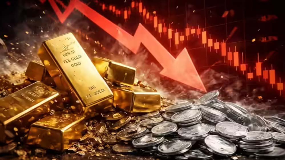 Gold Silver Price Today: चांदी में भारी गिरावट से बाजार में हलचल, इतना सस्ता हुआ 10 ग्राम सोना