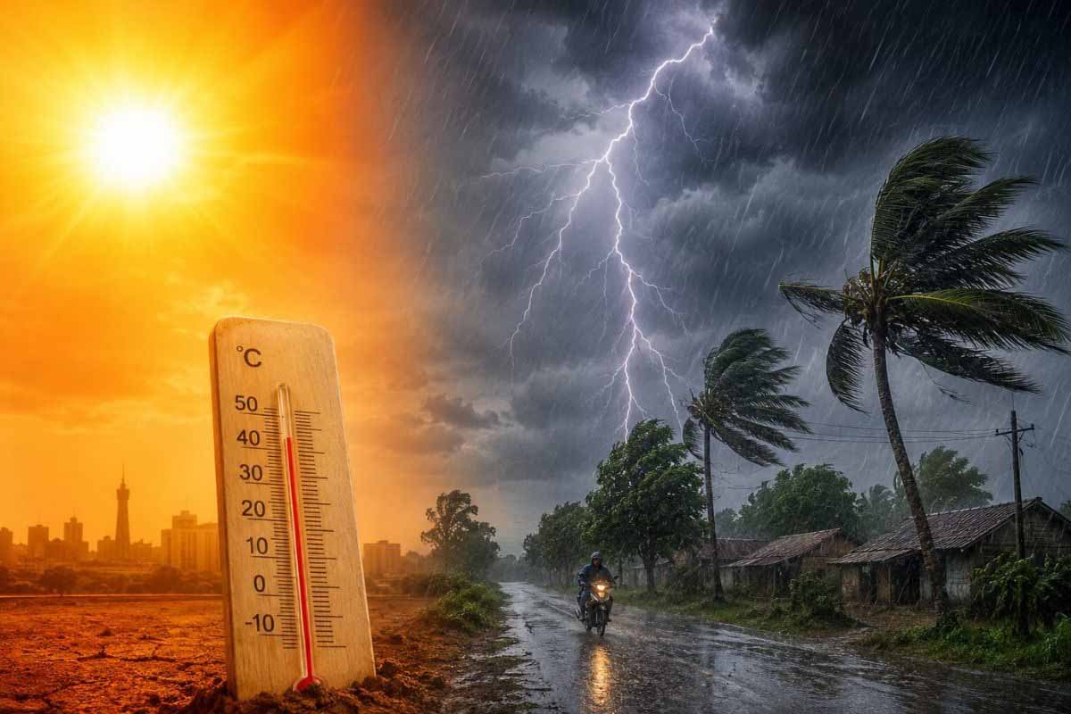 कटिहार में रिकॉर्ड बारिश, भभुआ में 43.6°C तापमान; बिहार में मौसम के दो रंग