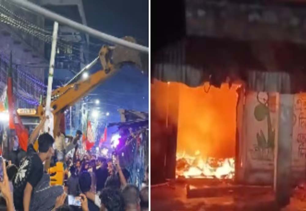 बंगाल में राजनीतिक उथल-पुथल: भीड़ ने मचाई तोड़-फोड़, कांग्रेस ने किया TMC दफ्तर पर कब्जा