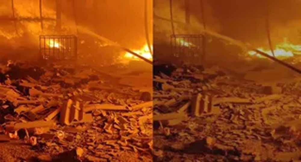 पानीपत में बड़ी आग: टेक्सटाइल मिल धधकी, 52 दमकल गाड़ियों की मदद से बुझी आग