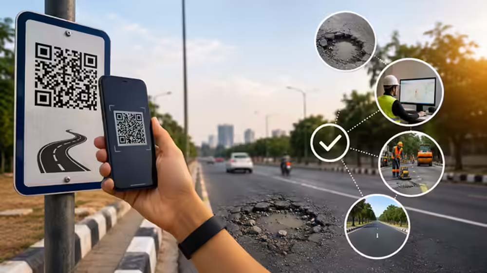 दिल्ली की सड़कों पर लगेंगे 2500 QR कोड, मरम्मत और निगरानी होगी आसान