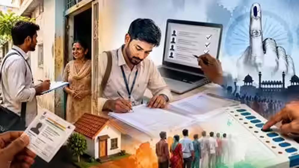 वोटर लिस्ट सुधार अभियान तेज: SIR में जानें कैसे होगा नाम जोड़ने और हटाने का काम