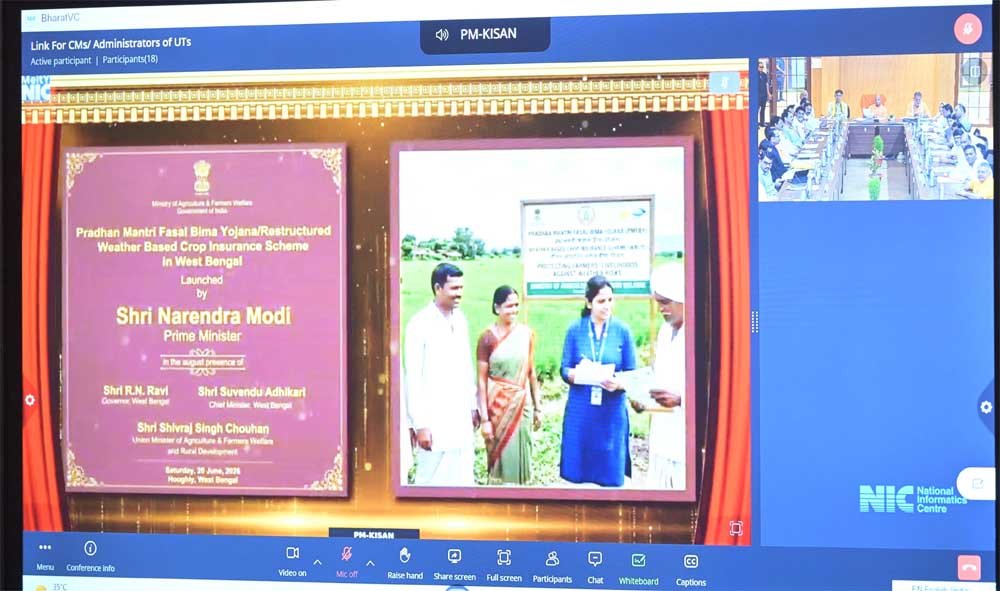 झांसी में आयुक्त सभागार से कार्यक्रम में वर्चुअल जुड़े मुख्यमंत्री योगी आदित्यनाथ