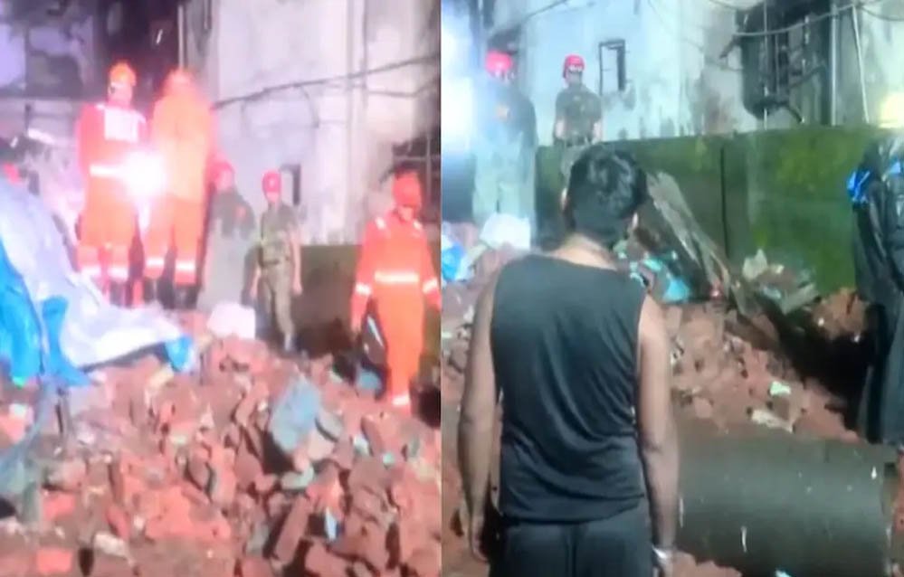 भिवंडी में दर्दनाक हादसा! 4 मंजिला इमारत भरभराकर गिरी, 7 की मौत, कई लोगों के मलबे में दबे होने की आशंका