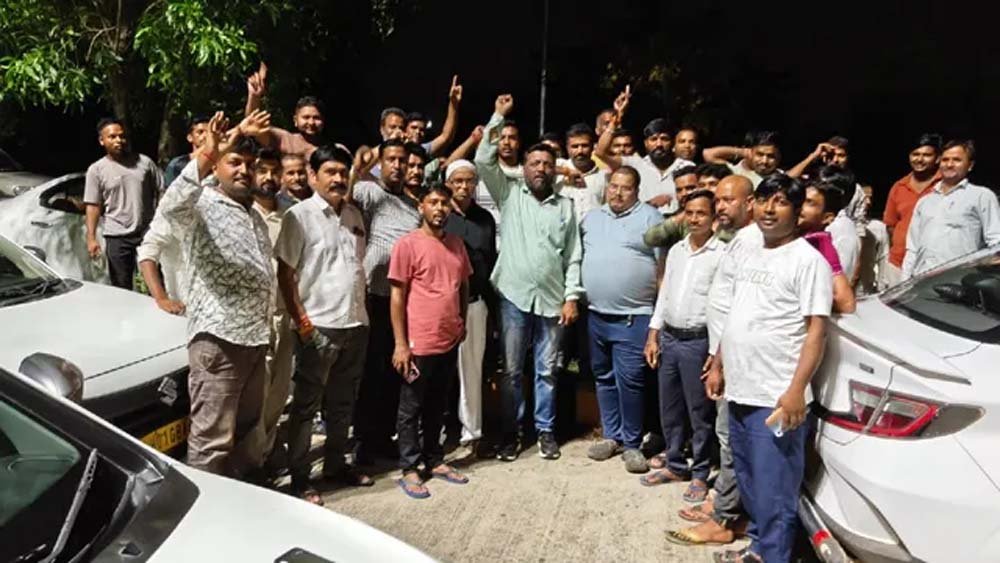 किराया बढ़ाने की मांग पर रांची में कैब चालकों की हड़ताल दूसरे दिन भी जारी।