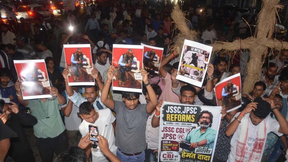 JPSC-JSSC रिफॉर्म्स मंच का ऐलान: CM आवास घेरेंगे अभ्यर्थी, 24 जिलों में पुतला दहन