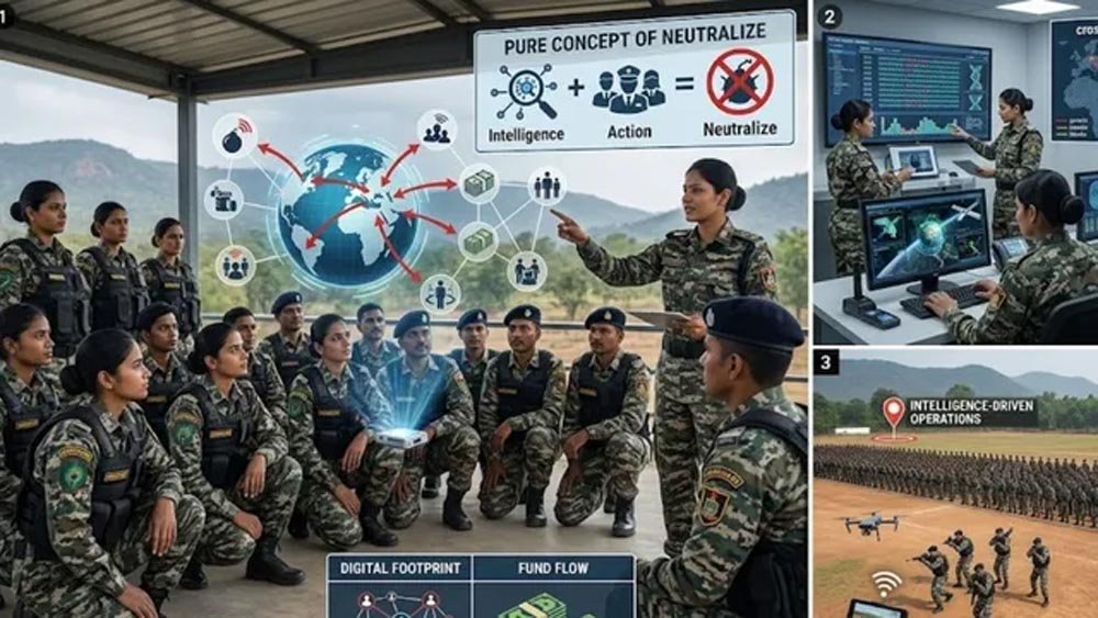 झारखंड पुलिस के जवानों को आतंकवाद विरोधी प्रशिक्षण, साइबर इंटेलिजेंस से ड्रोन तकनीक तक