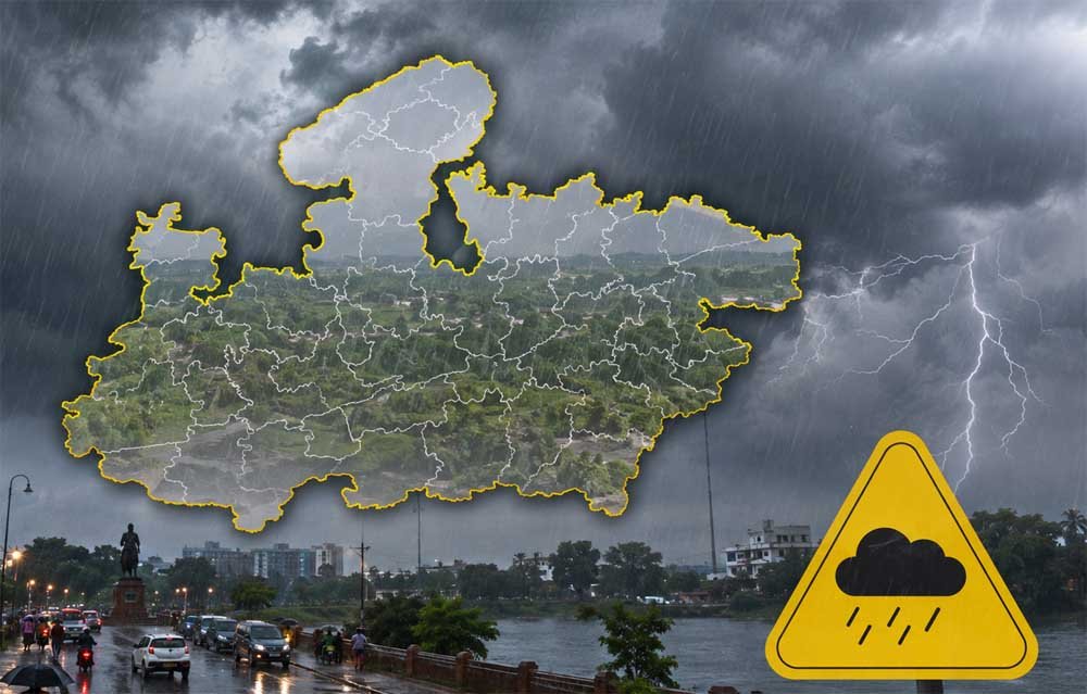 MP के हर जिले में बारिश का येलो अलर्ट, मौसम विभाग ने किया सतर्क