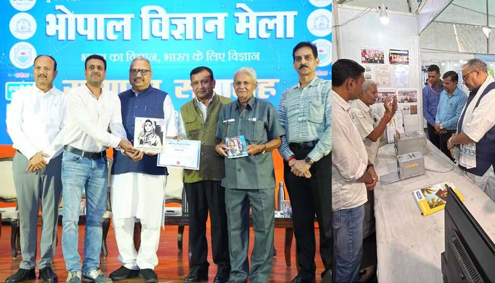 रामप्रसाद विश्वकर्मा की मैकेनिकल वोटिंग मशीन को भोपाल विज्ञान मेले में द्वितीय पुरस्कार