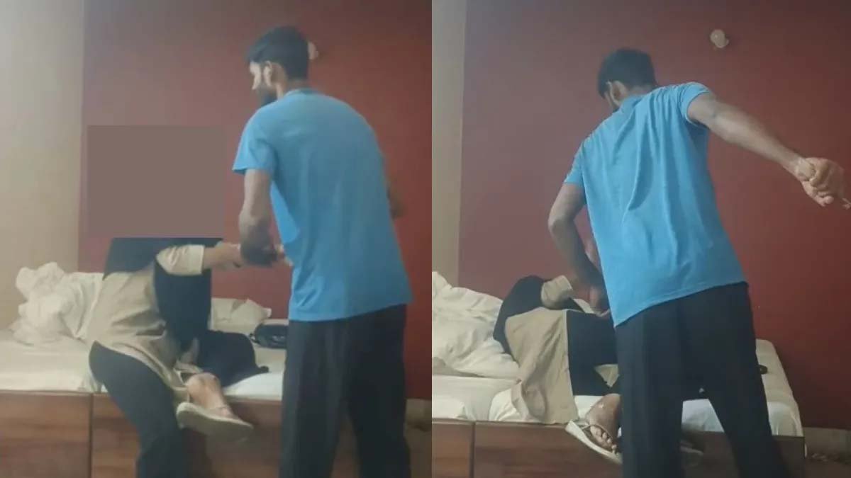 होटल में युवती से बेरहमी का वीडियो वायरल, आरोपी रोहित पर केस