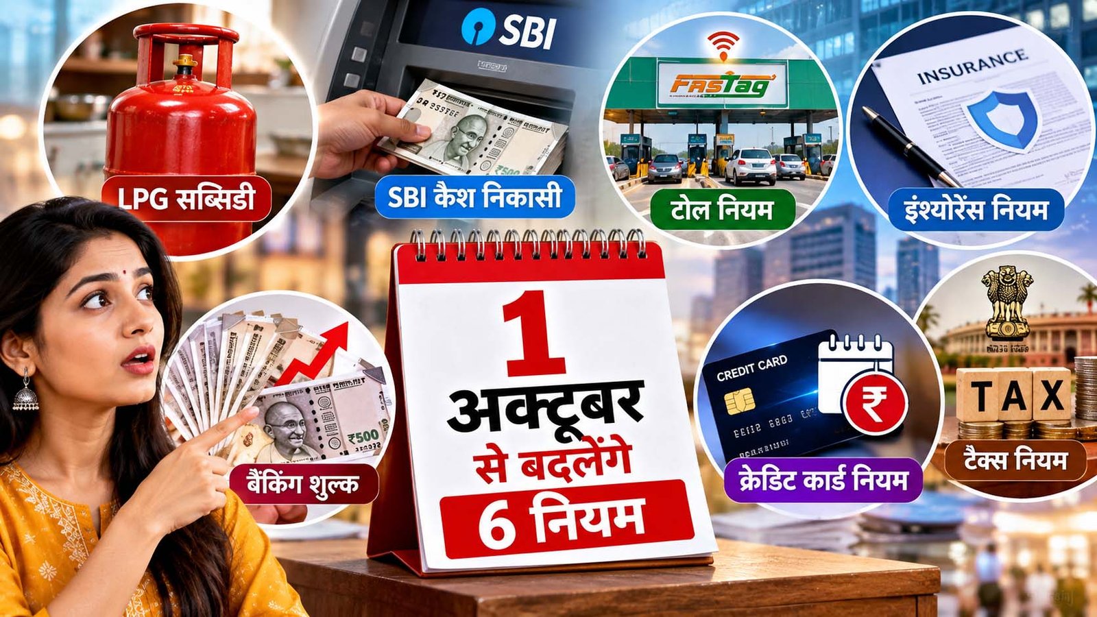 1 अक्टूबर से जेब पर पड़ेगा असर! LPG सब्सिडी, बैंक चार्ज और प्रॉपर्टी टैक्स समेत 6 बड़े बदलाव