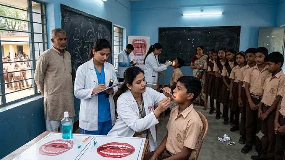 रांची के स्कूल में चौंकाने वाला मामला, 4-5 साल से तंबाकू खा रहे बच्चों के मुंह में मिले खतरनाक लक्षण