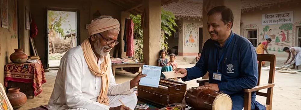 बिहार कलाकार पेंशन योजना में अब तक 411 कलाकार लाभान्वित, जानें कौन कर सकता है आवेदन