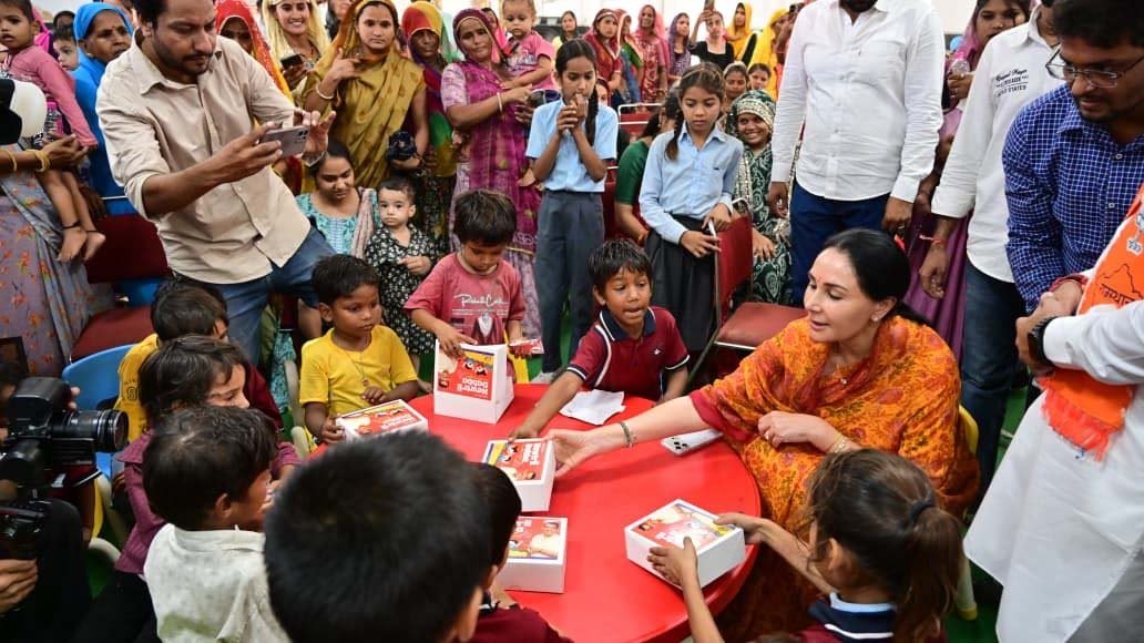 आंगनबाड़ी केंद्र होंगे और मजबूत, जयपुर में गर्भवती महिलाओं की हुई गोद भराई