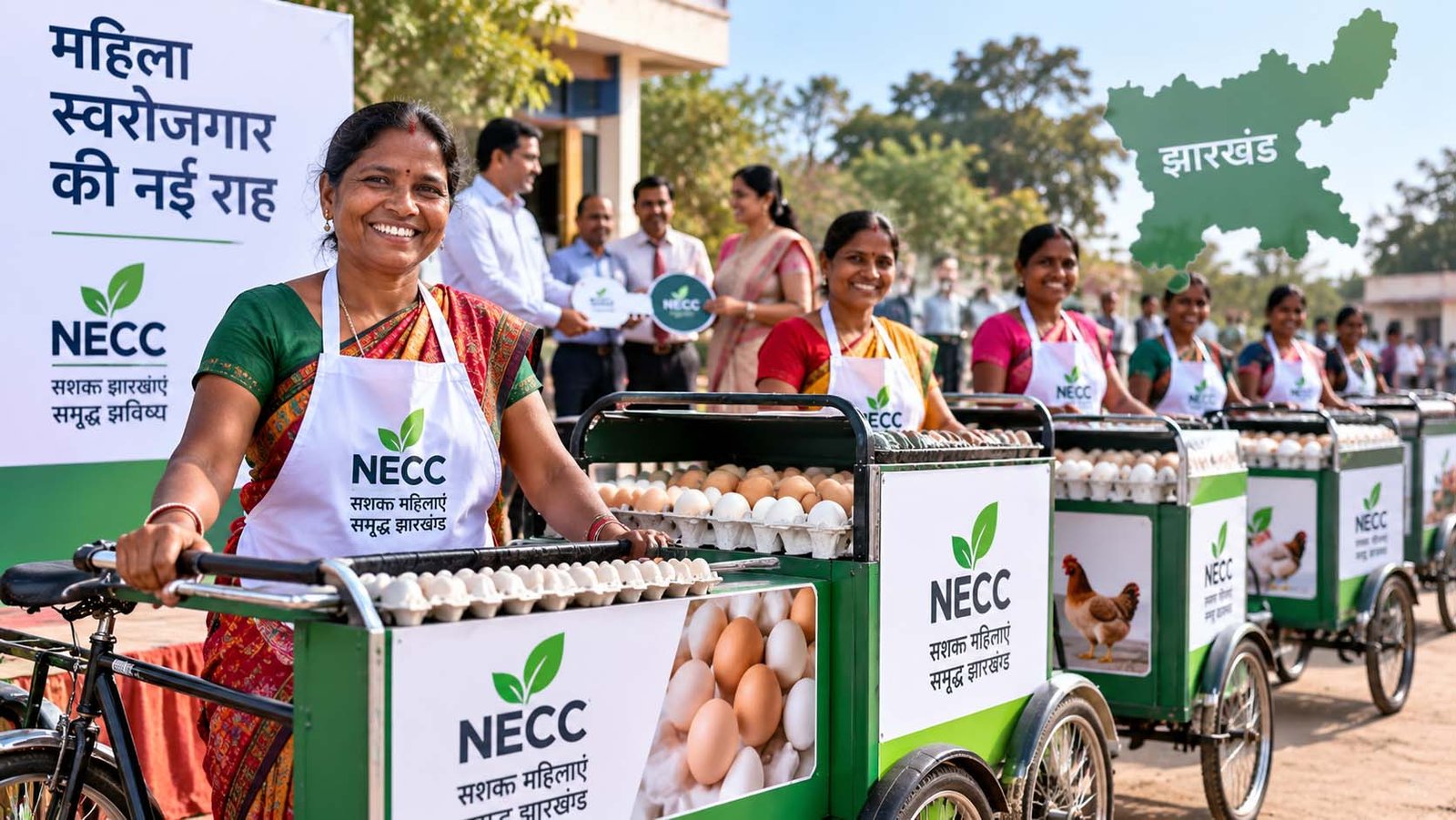 महिलाओं को रोजगार से जोड़ने की पहल, झारखंड में बांटे जा रहे एगकार्ट