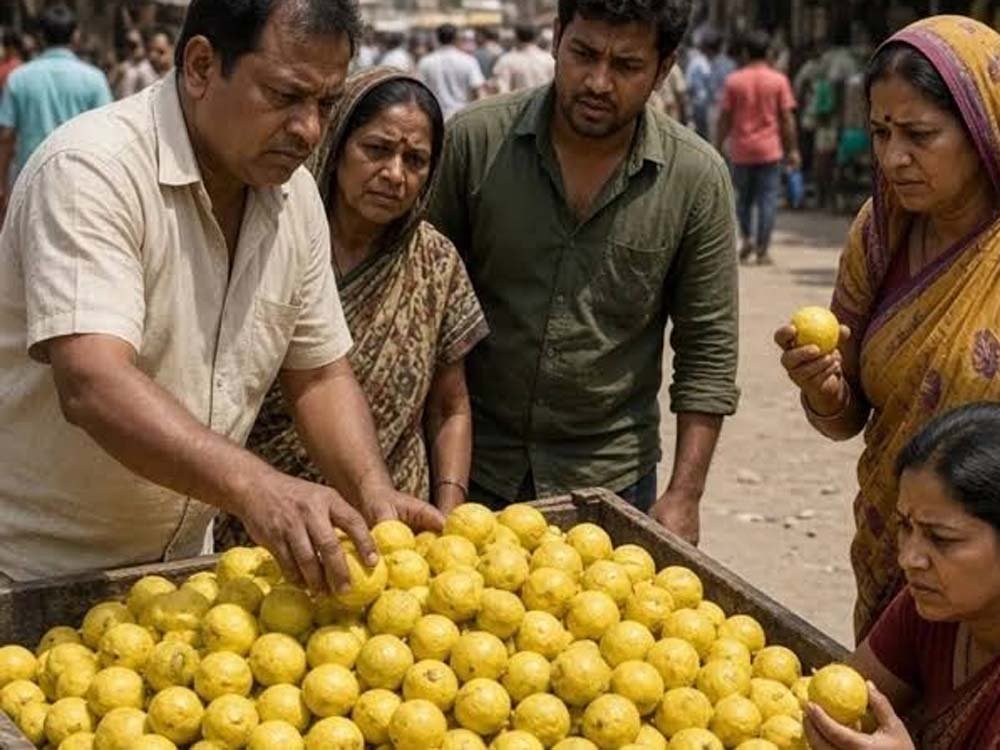 गर्मी-उमस के बीच नींबू महंगा, आवक आधी होते ही दाम 250 रुपए किलो तक पहुंचे