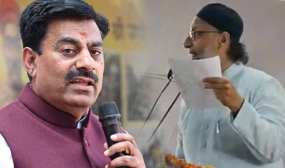ओवैसी के बयान पर BJP विधायक रामेश्वर शर्मा का पलटवार, बोले- ‘मिसाइल चलाकर बता चुके’