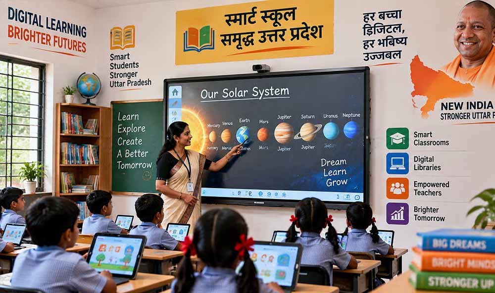 डिजिटल शिक्षा की ओर यूपी का बड़ा कदम, 14,429 सरकारी स्कूल होंगे स्मार्ट