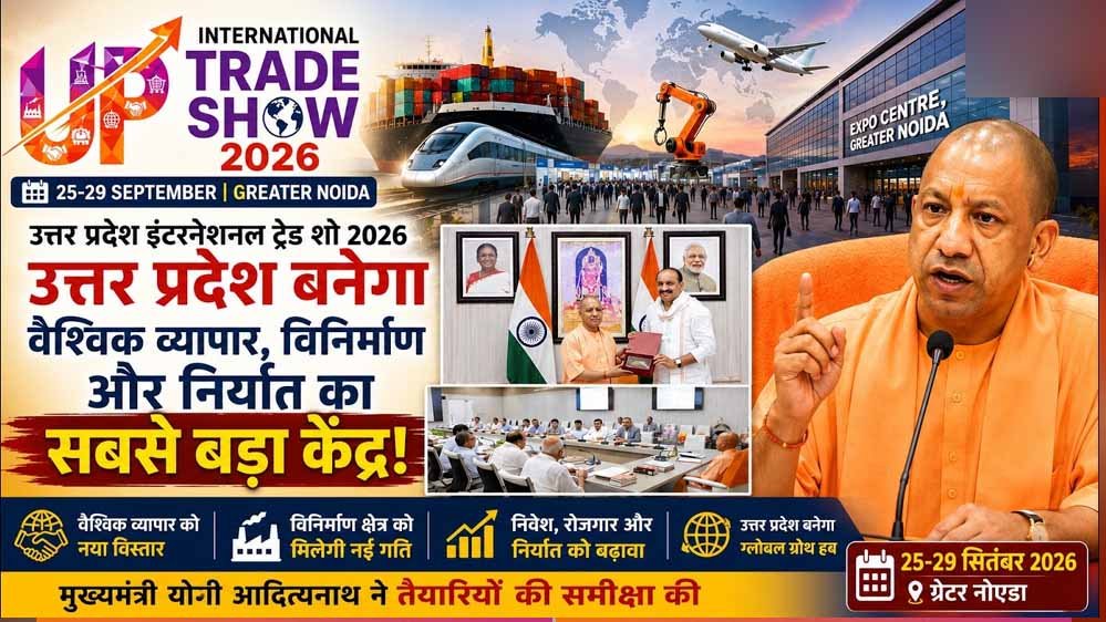 योगी सरकार के ग्लोबल ट्रेड विजन को मिलेगी नई उड़ान, 25 सितंबर से शुरू होगा ट्रेड शो