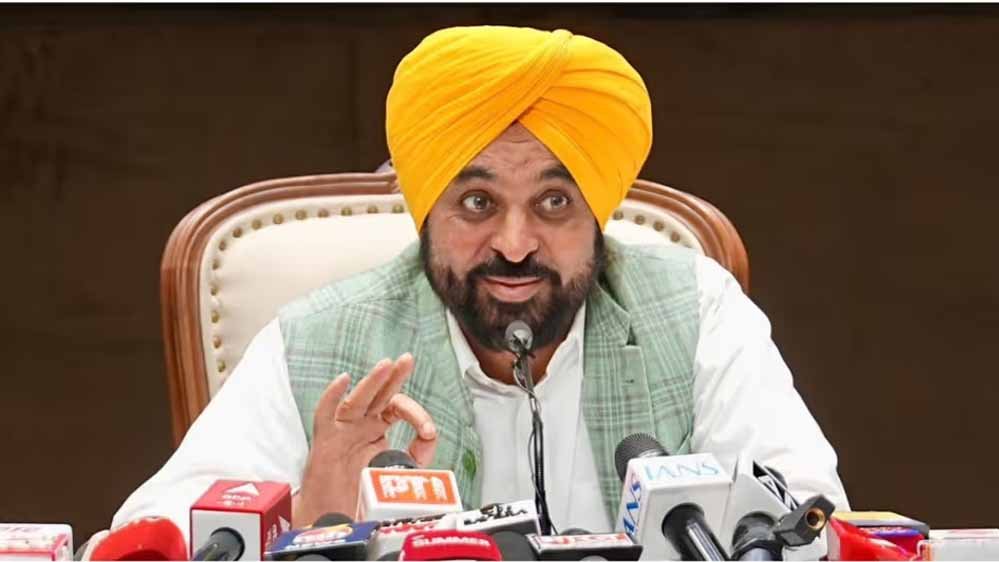 आनंदपुर साहिब में CM मान का विपक्ष पर हमला, सरकार की उपलब्धियां भी गिनाईं