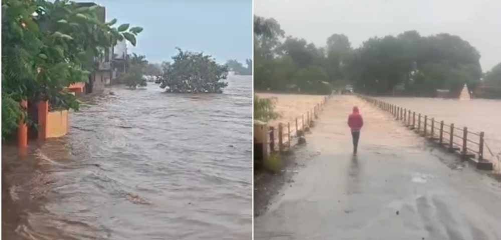 नर्मदा उफान पर, जबलपुर-अमरकंटक मार्ग बंद; बाणसागर से छोड़ा जाएगा पानी