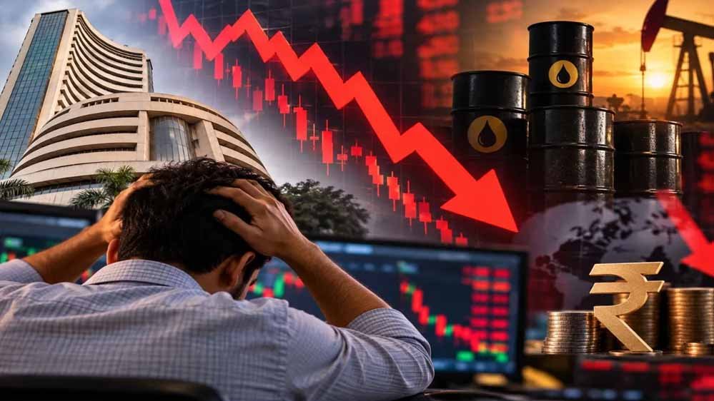 बाजार खुलते ही बिकवाली का तूफान, Sensex-Nifty धड़ाम; अरबों रुपये स्वाहा