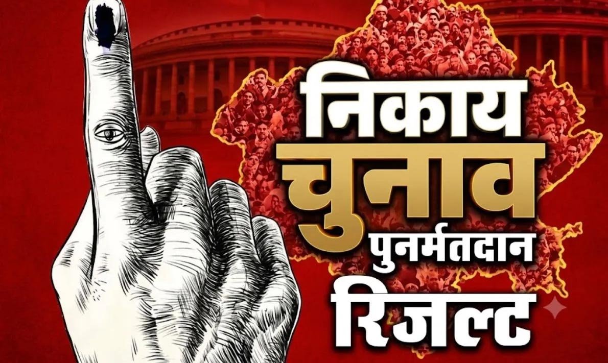 राजस्थान निकाय चुनाव: री-पोलिंग के नतीजों से बदला गणित, जयपुर में कांग्रेस और कोटा में BJP का दबदबा