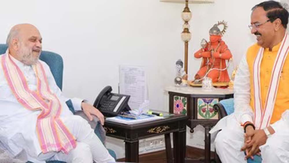 यूपी चुनाव को लेकर शाह-मौर्य की बैठक, जनसंपर्क अभियान और संगठन पर चर्चा