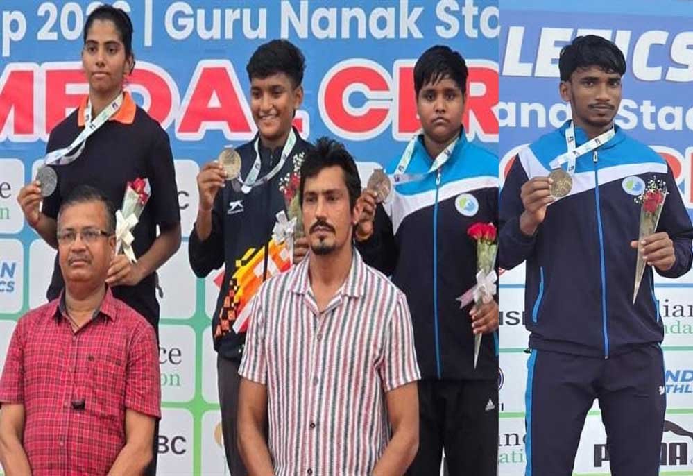 राष्ट्रीय युवा एथलेटिक्स में MP को दोहरी सफलता, कृष्ण चंद्र का मीट रिकॉर्ड, शिवानी पटेल को कांस्य