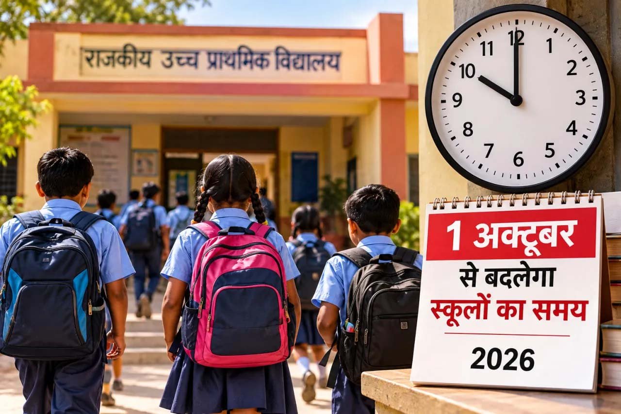 गर्मी के चलते स्कूल टाइमिंग बढ़ाने की मांग, 2022-24 में भी 16 अक्टूबर से बदला था समय