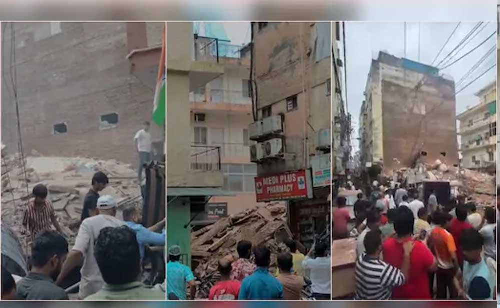 दिल्ली में बिल्डिंग गिरने से हड़कंप, मलबे में कई छात्रों के फंसे होने की आशंका; NDRF संभाल रही मोर्चा