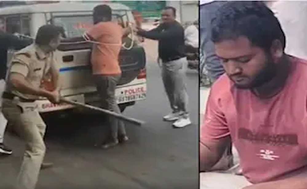 हत्या के आरोपी फैजल पर पुलिस का कहर, क्राइम सीन रिक्रिएशन के दौरान लाठियों से पीटा
