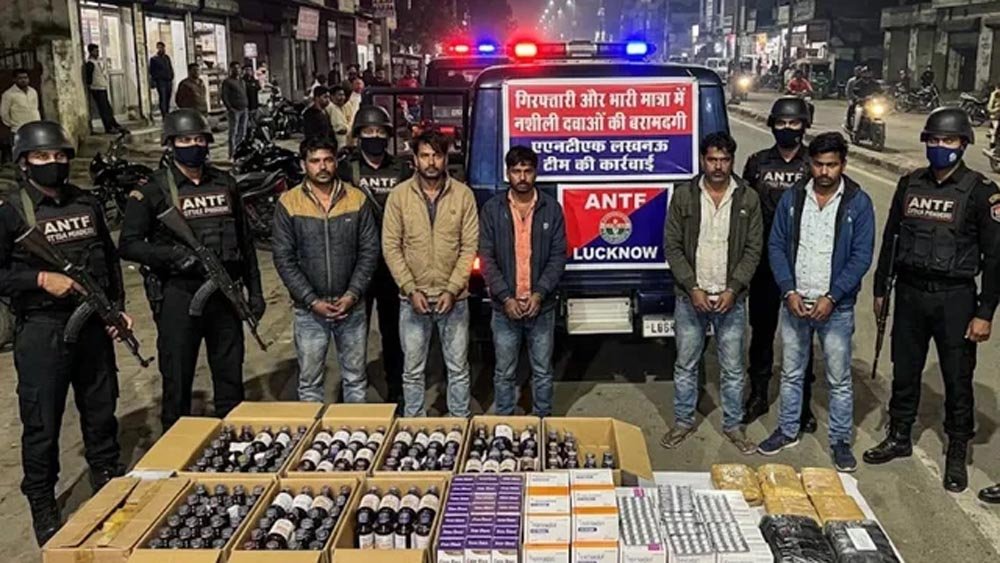 कन्हैया फार्मा के नाम पर चल रहा था नशीली दवाओं का खेल, 71 लाख की खेप के साथ 6 गिरफ्तार