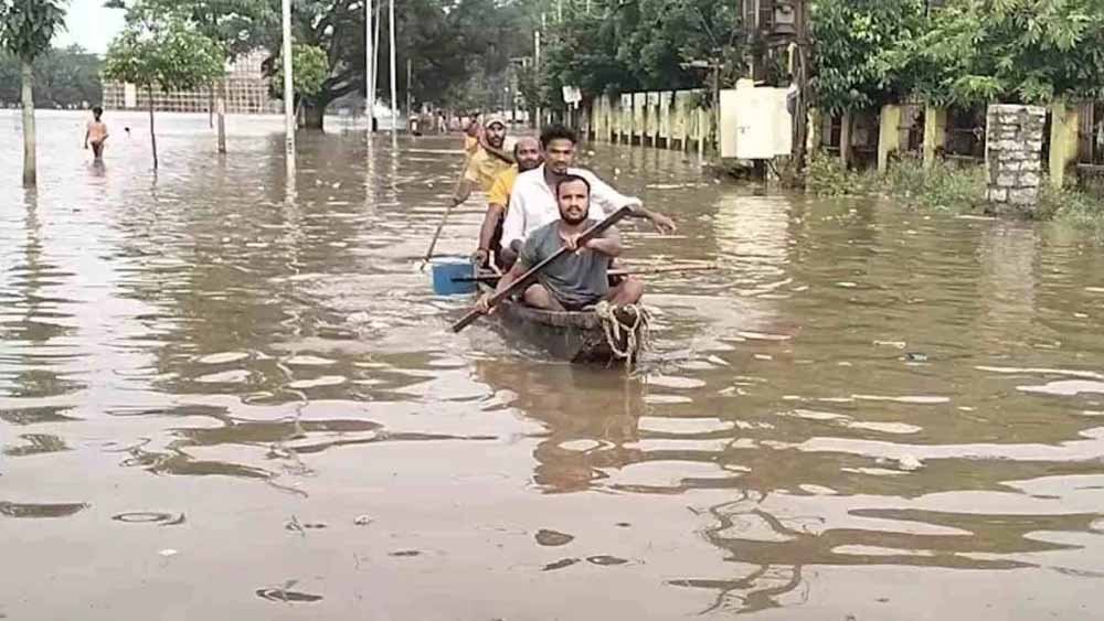 महानदी ने दिखाया रौद्र रूप, शबरी पुल डूबा; शिवरीनारायण का संपर्क हुआ बाधित