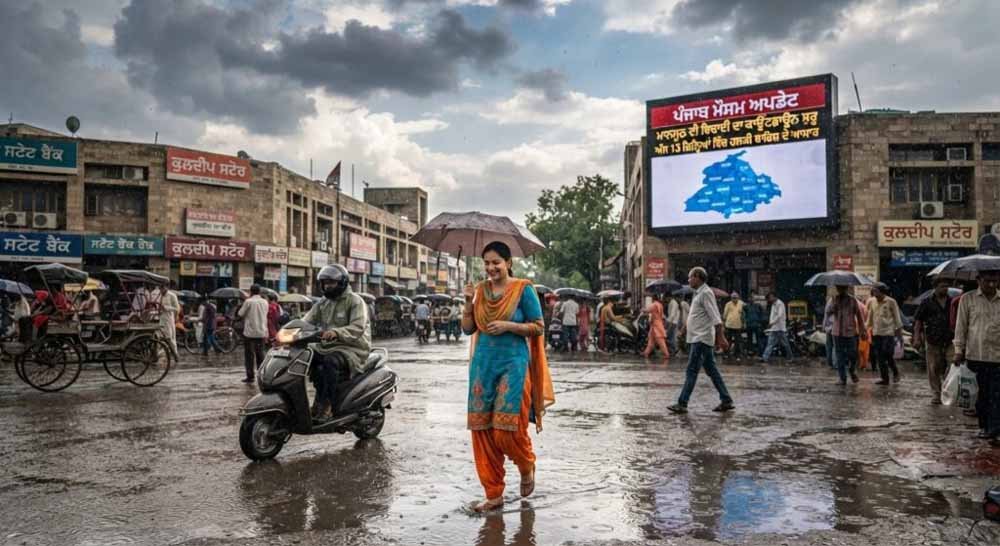 पंजाब में मानसून विदाई की ओर, आज कुछ इलाकों में बारिश का अनुमान