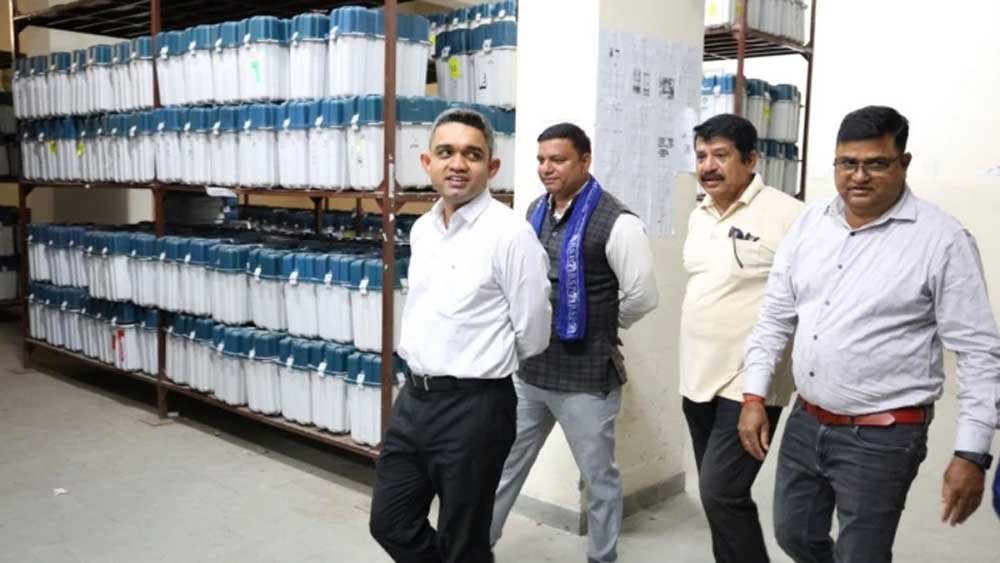 राजनीतिक दलों के सामने EVM गोदाम की जांच, कलेक्टर ने SOP और सुरक्षा प्रोटोकॉल की समीक्षा की