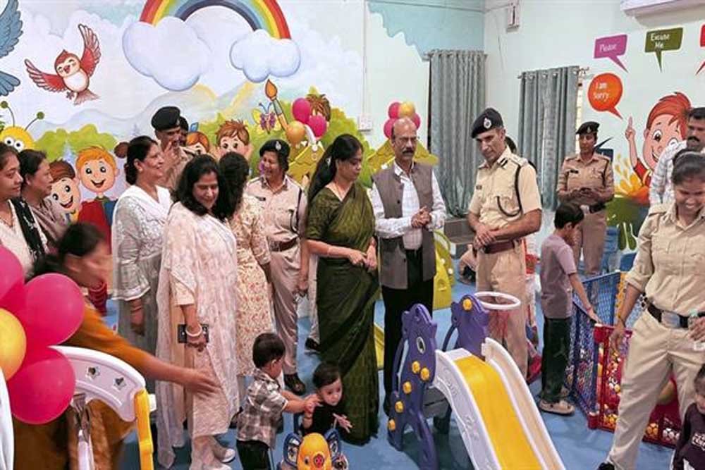 महिला पुलिसकर्मियों के बच्चों की सुविधा को बढ़ावा, पुलिस पब्लिक स्कूल में शुरू हुआ वात्सल्य झूलाघर