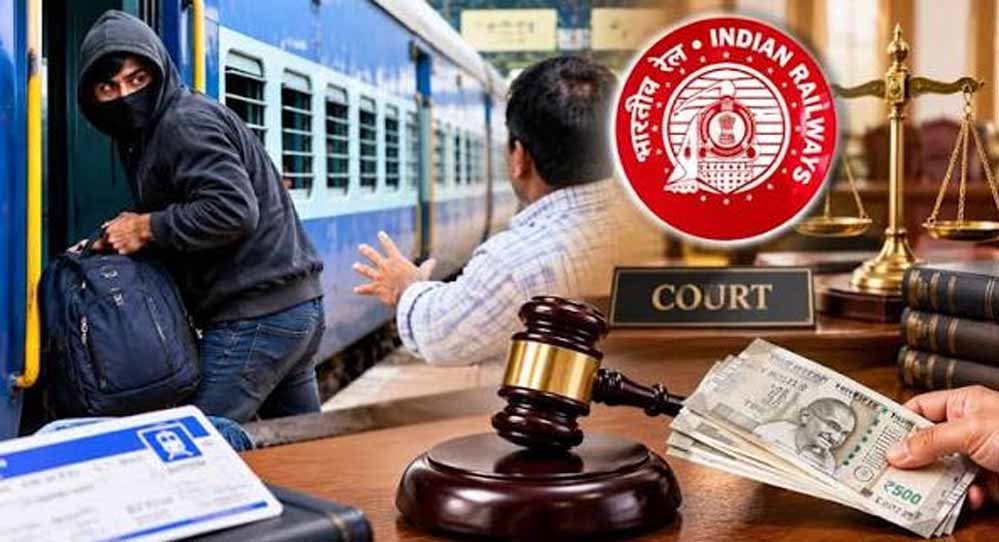 ट्रेन में बैग चोरी मामले में रेलवे को राहत नहीं, दिल्ली आयोग ने बरकरार रखा ₹1.45 लाख मुआवजे का आदेश