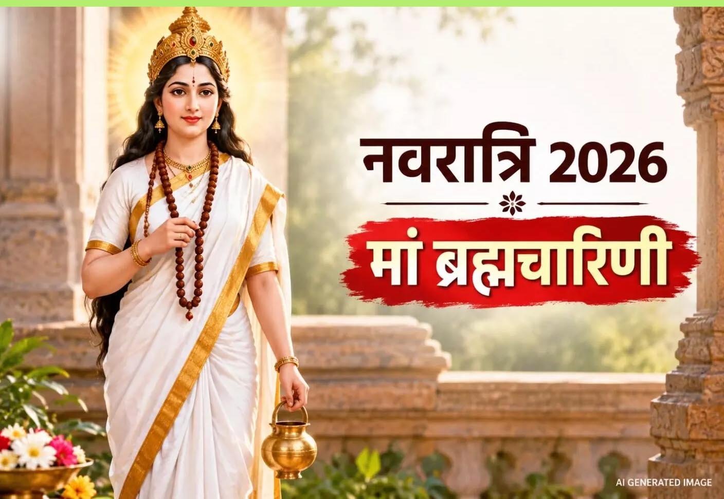 मां ब्रह्मचारिणी की पूजा से मिलती है सुख-समृद्धि? जानें पूजा विधि, प्रिय भोग और धार्मिक मान्यताएं