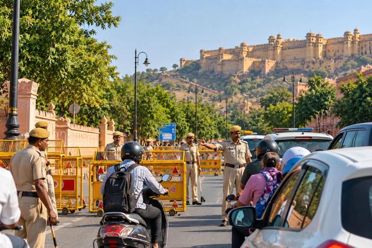 Jaipur Traffic Alert: आमेर से जयपुर आने वाले वाहनों के रूट बदले, मालवाहक गाड़ियों को रात में ही मिलेगी एंट्री